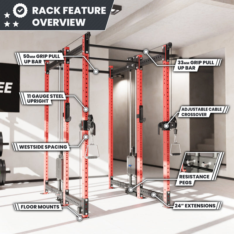 Load image into Gallery viewer, Synergee - 2300 Series Power Cage with Synchronized Loaded Cable Cross Overs