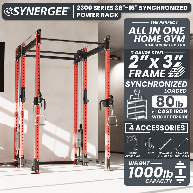 Load image into Gallery viewer, Synergee - 2300 Series Power Cage with Synchronized Loaded Cable Cross Overs