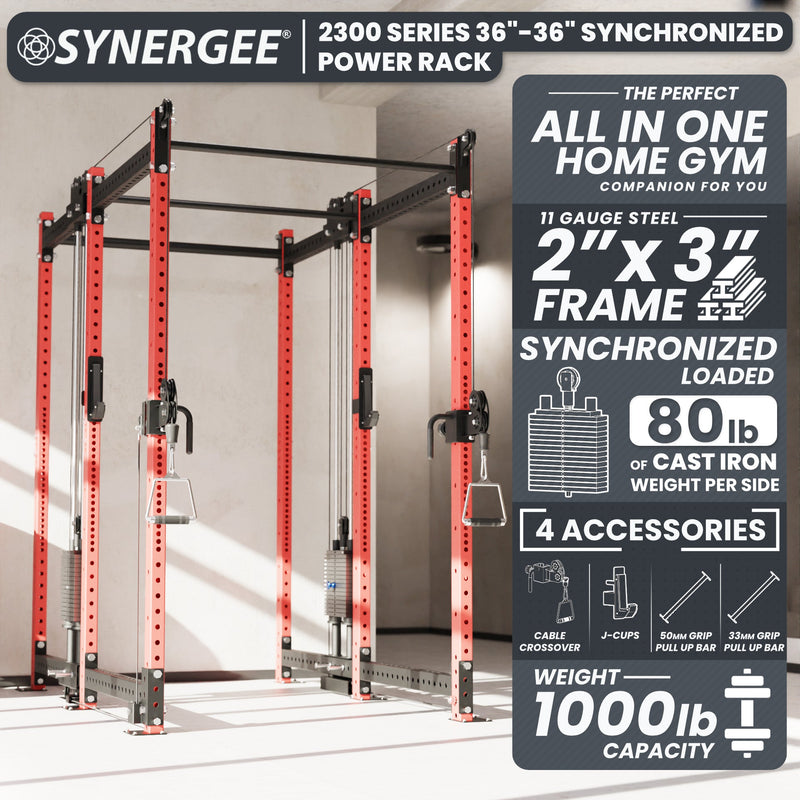 Load image into Gallery viewer, Synergee - 2300 Series Power Cage with Synchronized Loaded Cable Cross Overs