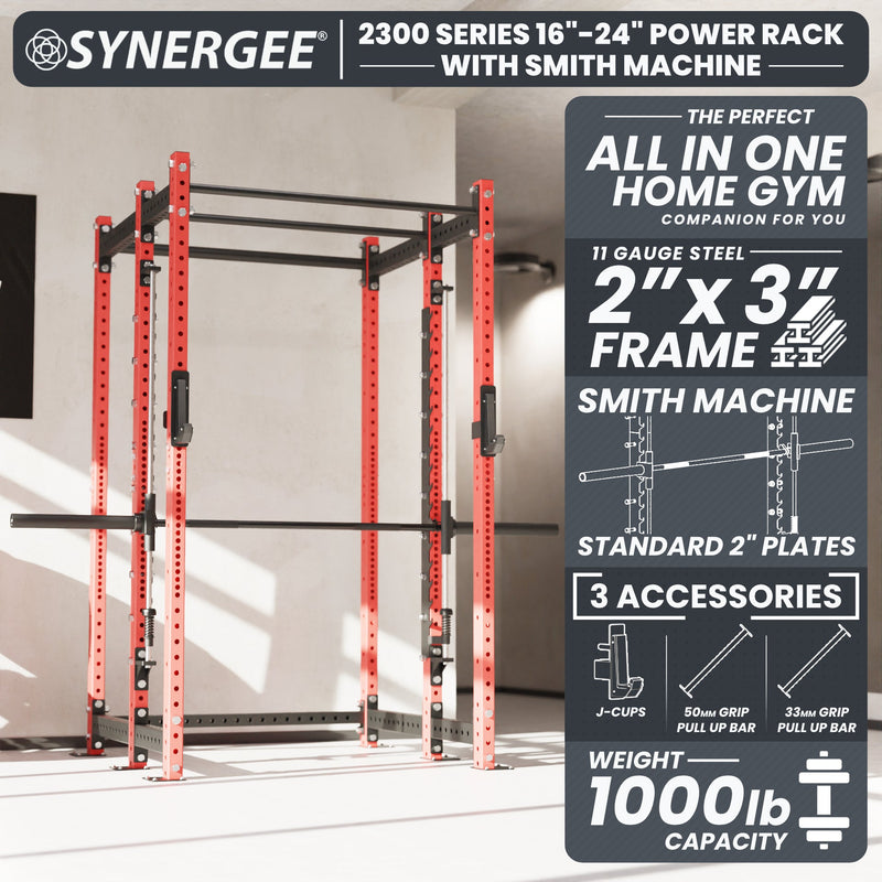 Load image into Gallery viewer, Synergee - 2300 Series Power Cage with Smith Machine