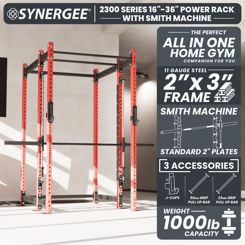 Load image into Gallery viewer, Synergee - 2300 Series Power Cage with Smith Machine