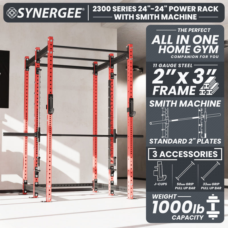 Load image into Gallery viewer, Synergee - 2300 Series Power Cage with Smith Machine
