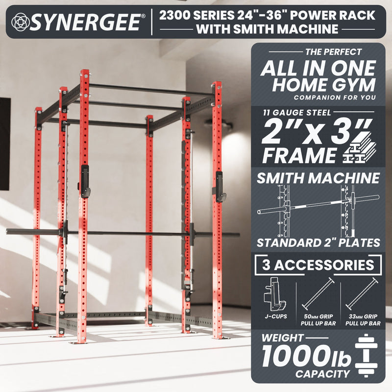 Load image into Gallery viewer, Synergee - 2300 Series Power Cage with Smith Machine