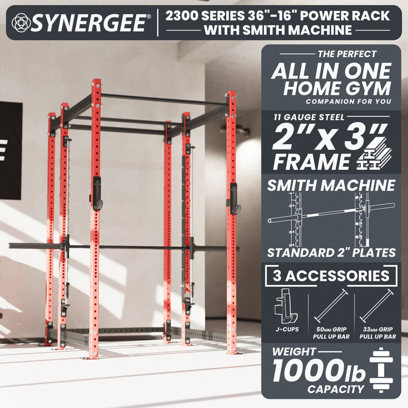 Load image into Gallery viewer, Synergee - 2300 Series Power Cage with Smith Machine