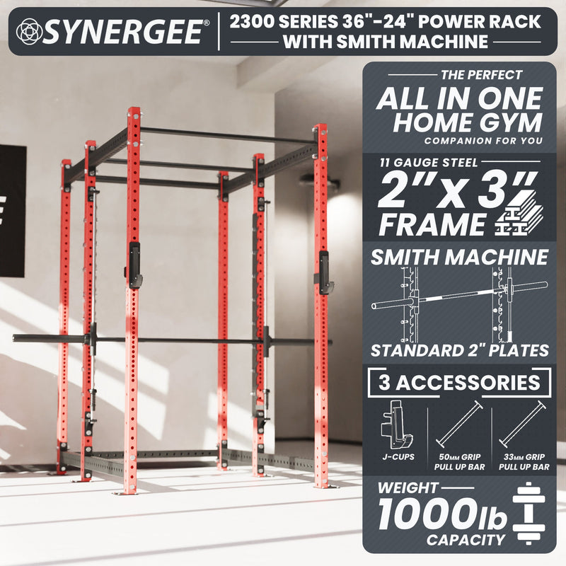 Load image into Gallery viewer, Synergee - 2300 Series Power Cage with Smith Machine