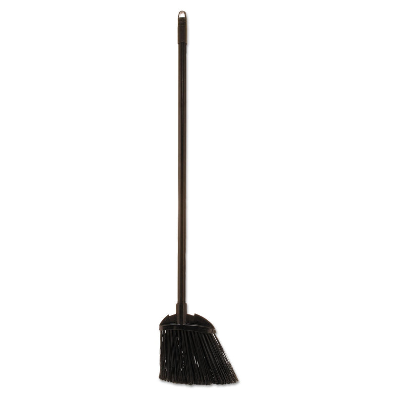 Load image into Gallery viewer, 2xSavings - Rubbermaid Angled Lobby Broom, Poly Bristles, 35" Handle, Black
