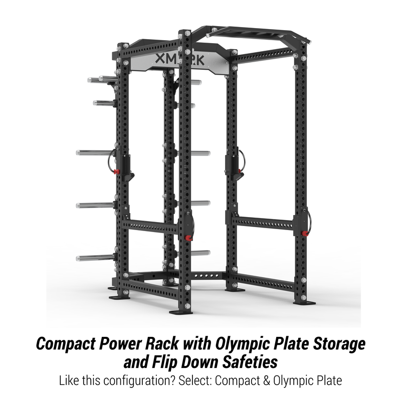 Load image into Gallery viewer, XMARK - Viper Power Rack with Storage & Flip Down Safeties
