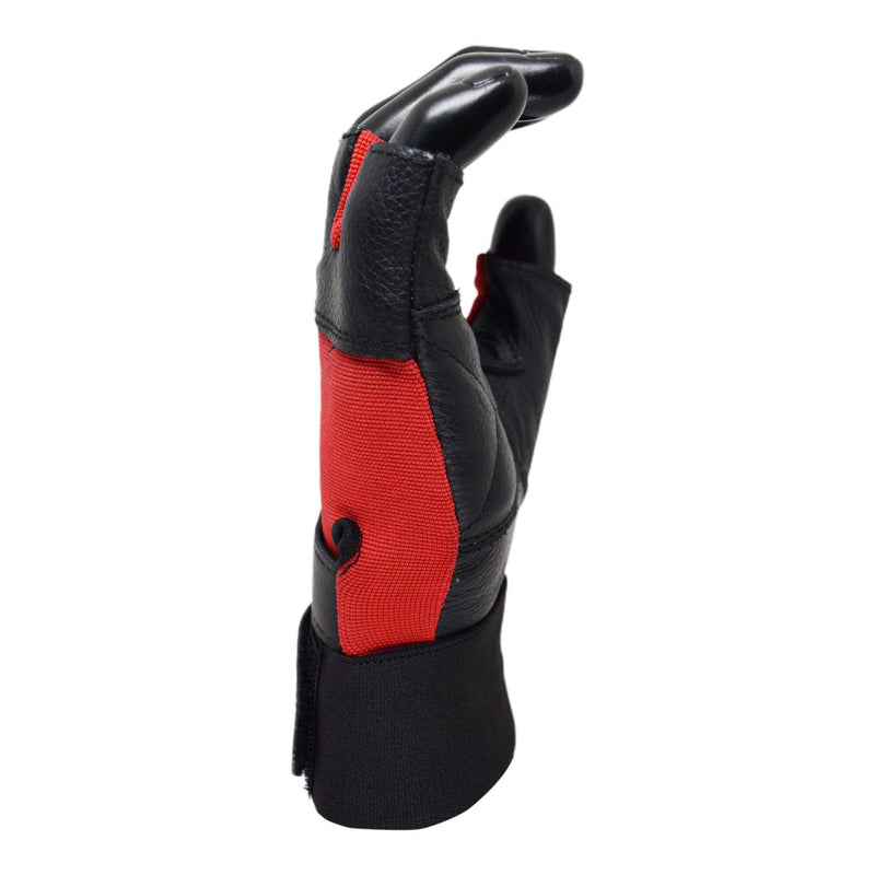 Load image into Gallery viewer, MRX - Weight Lifting Gloves Leather Workout Glove With Long Wrist Strap