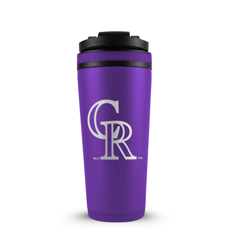 Load image into Gallery viewer, Ice Shaker - Officially Licensed Colorado Rockies 26oz Ice Shaker