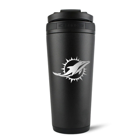 Ice Shaker - Officially Licensed Miami Dolphins 26oz Ice Shaker