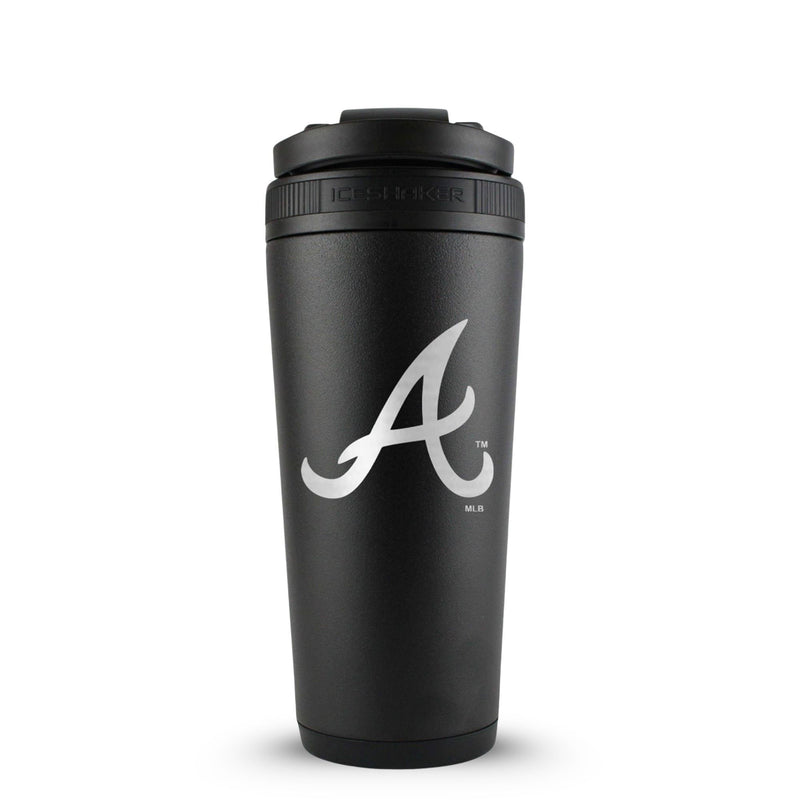 Load image into Gallery viewer, Ice Shaker - Officially Licensed Atlanta Braves 26oz Ice Shaker