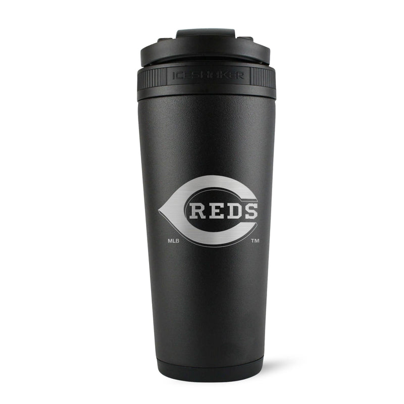 Load image into Gallery viewer, Ice Shaker - Officially Licensed Cincinnati Reds 26oz Ice Shaker