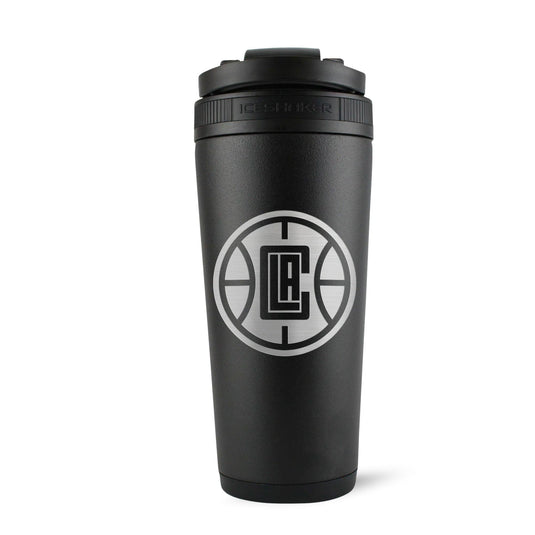 Ice Shaker - Officially Licensed Los Angeles Clippers 26oz Ice Shaker - Black