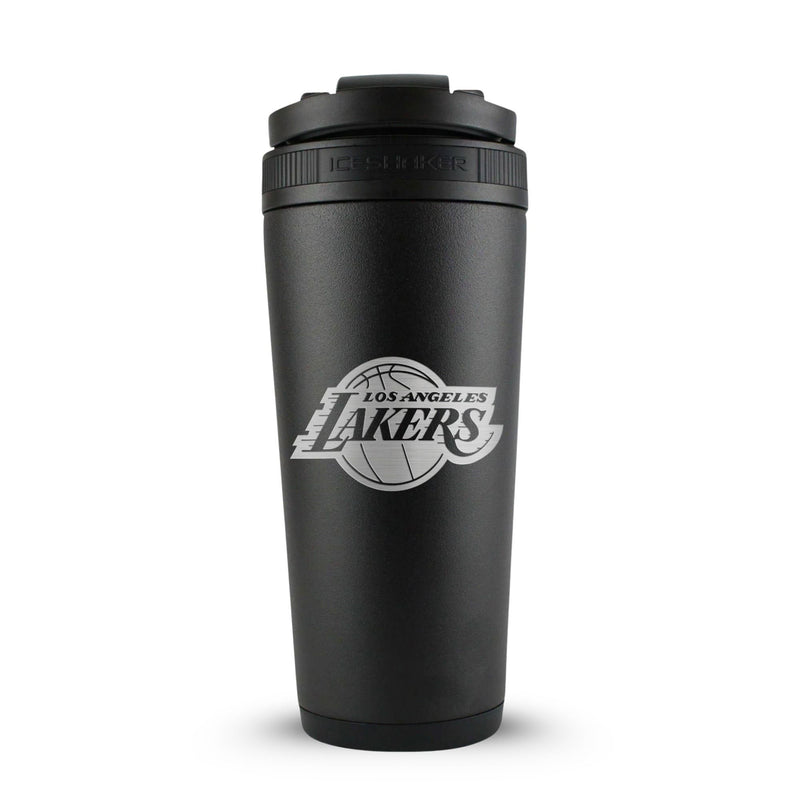 Load image into Gallery viewer, Ice Shaker - Officially Licensed Los Angeles Lakers 26oz Ice Shaker - Black