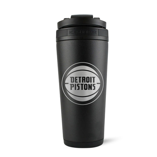 Ice Shaker - Officially Licensed Detroit Pistons 26oz Ice Shaker - Black
