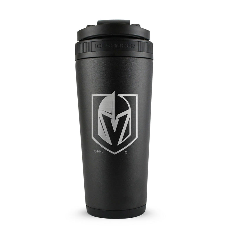 Load image into Gallery viewer, Ice Shaker - Officially Licensed Vegas Golden Knights 26oz Ice Shaker - Black