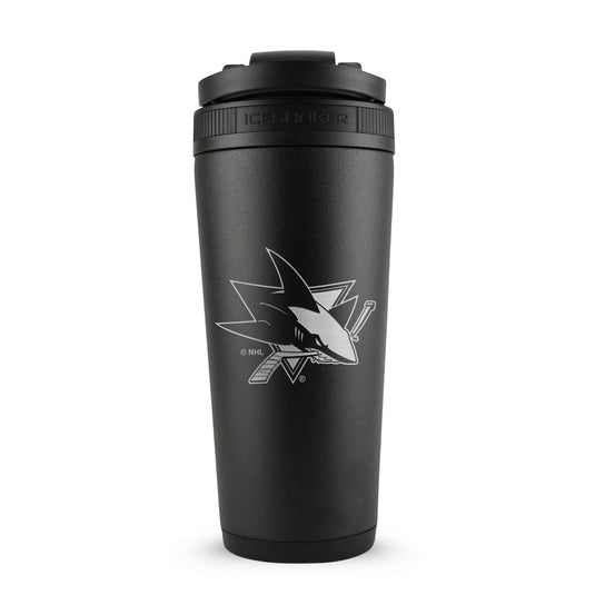 Ice Shaker - Officially Licensed San Jose Sharks 26oz Ice Shaker