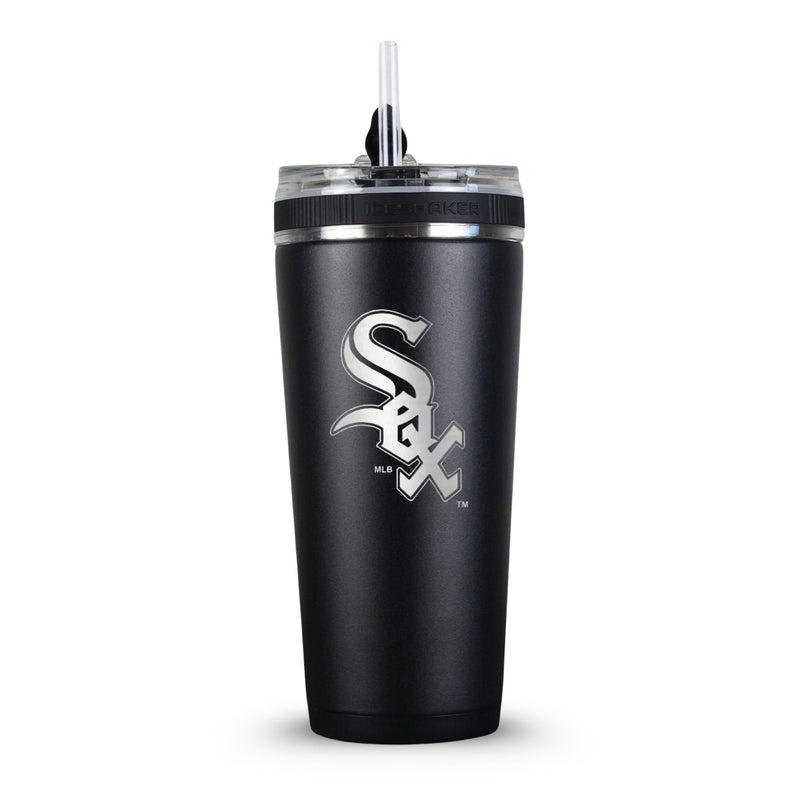 Load image into Gallery viewer, Ice Shaker - Officially Licensed Chicago White Sox 26oz Flex Bottle