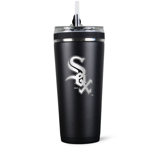 Ice Shaker - Officially Licensed Chicago White Sox 26oz Flex Bottle