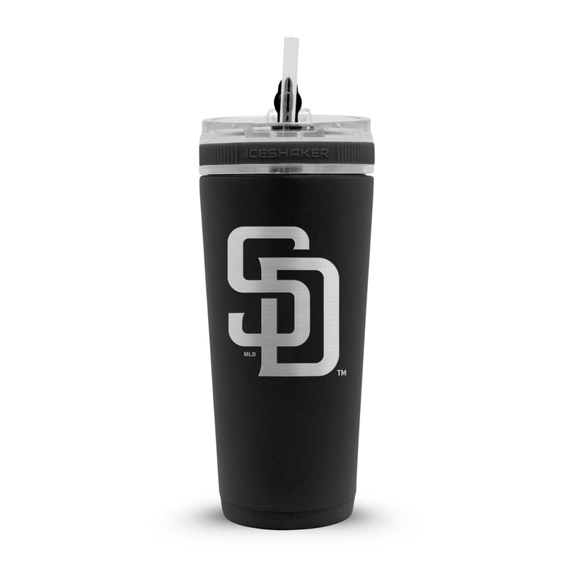Load image into Gallery viewer, Ice Shaker - Officially Licensed San Diego Padres 26oz Flex Bottle