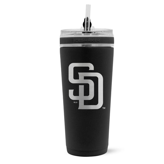 Ice Shaker - Officially Licensed San Diego Padres 26oz Flex Bottle