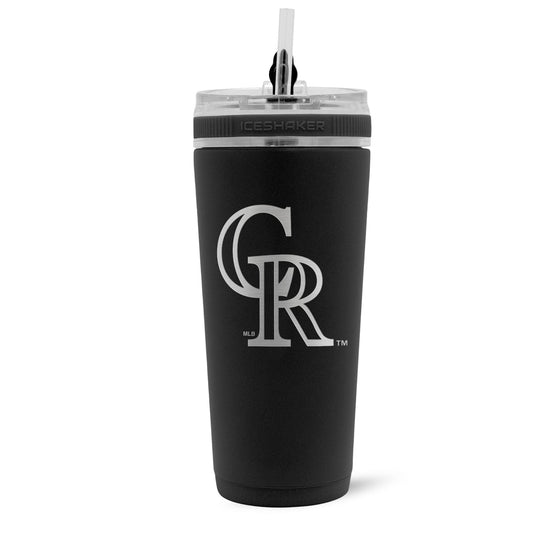 Ice Shaker - Officially Licensed Colorado Rockies 26oz Flex Bottle