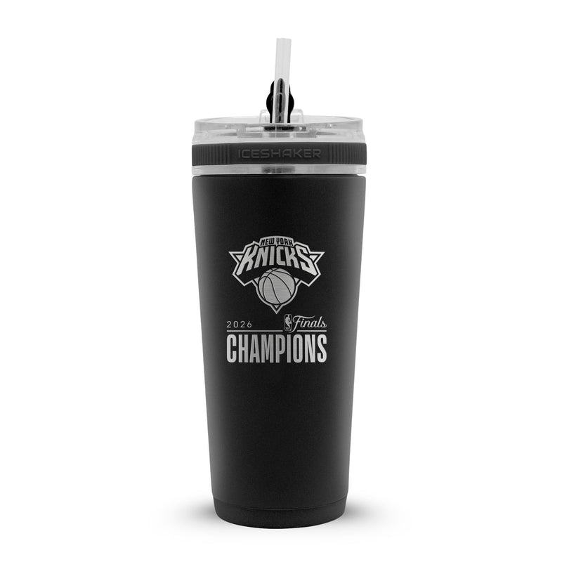 Load image into Gallery viewer, Ice Shaker - New York Knicks 2026 NBA Champions 26oz Flex Bottle