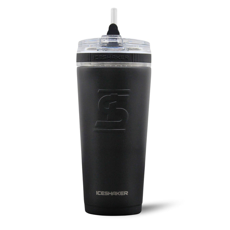 Load image into Gallery viewer, Ice Shaker - Officially Licensed Pittsburgh Steelers 26oz Flex Bottle - Black