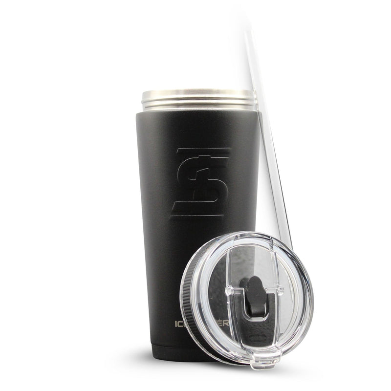 Load image into Gallery viewer, Ice Shaker - Officially Licensed Carolina Panthers 26oz Flex Bottle