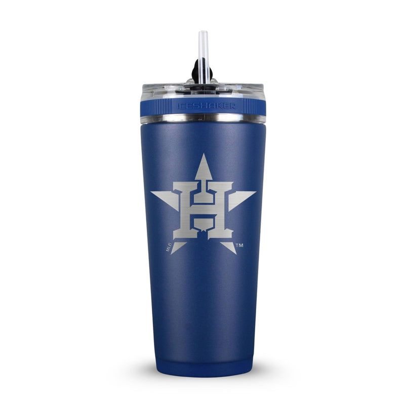 Load image into Gallery viewer, Ice Shaker - Officially Licensed Houston Astros 26oz Flex Bottle