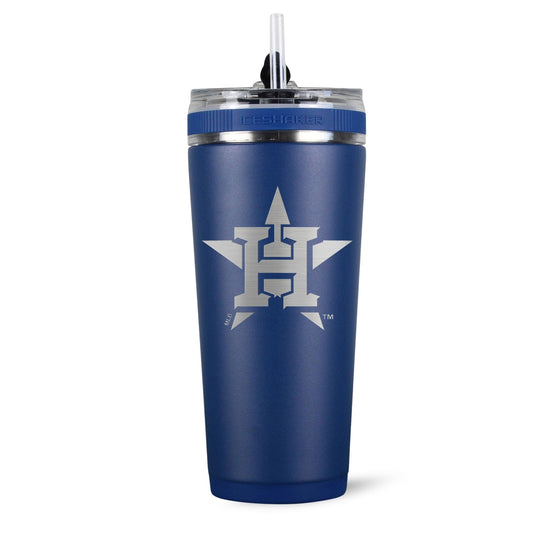 Ice Shaker - Officially Licensed Houston Astros 26oz Flex Bottle