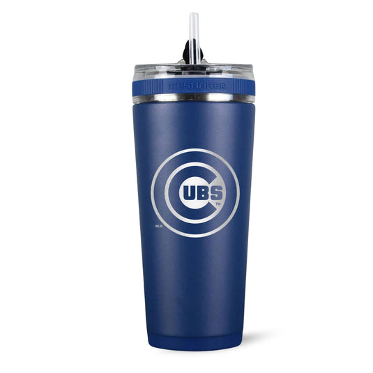 Ice Shaker - Officially Licensed Chicago Cubs 26oz Flex Bottle