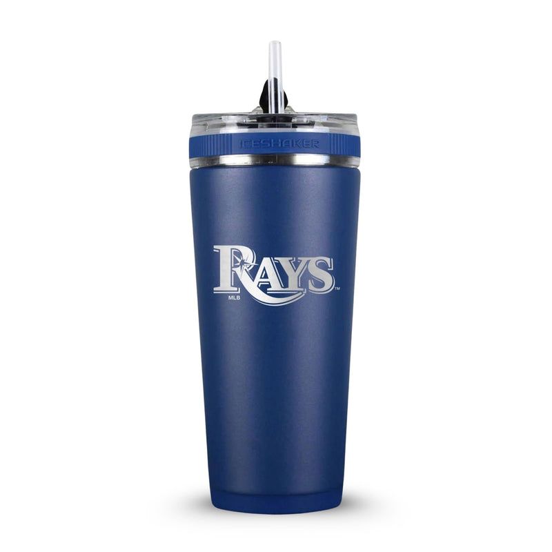 Load image into Gallery viewer, Ice Shaker - Officially Licensed Tampa Bay Rays 26oz Flex Bottle