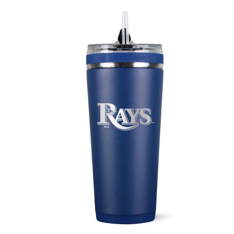 Load image into Gallery viewer, Ice Shaker - Officially Licensed Tampa Bay Rays 26oz Flex Bottle