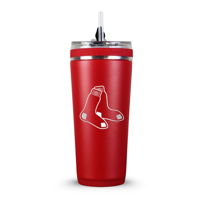 Load image into Gallery viewer, Ice Shaker - Officially Licensed Boston Red Sox 26oz Flex Bottle
