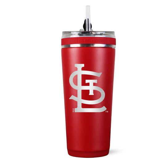Ice Shaker - Officially Licensed St. Louis Cardinals 26oz Flex Bottle