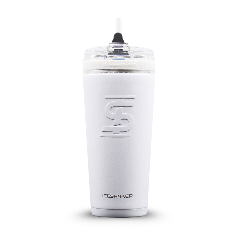 Load image into Gallery viewer, Ice Shaker - Officially Licensed Carolina Panthers 26oz Flex Bottle