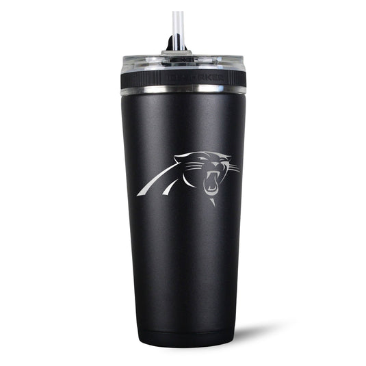 Ice Shaker - Officially Licensed Carolina Panthers 26oz Flex Bottle