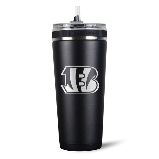 Ice Shaker - Officially Licensed Cincinnati Bengals 26oz Flex Bottle