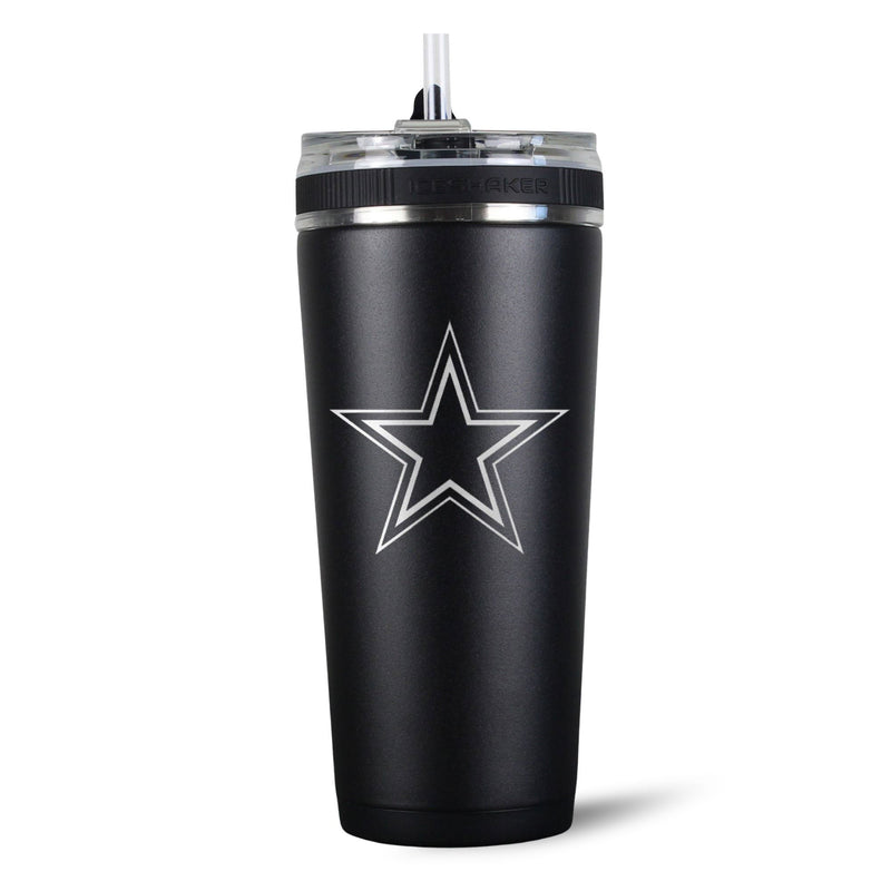 Load image into Gallery viewer, Ice Shaker - Officially Licensed Dallas Cowboys 26oz Flex Bottle