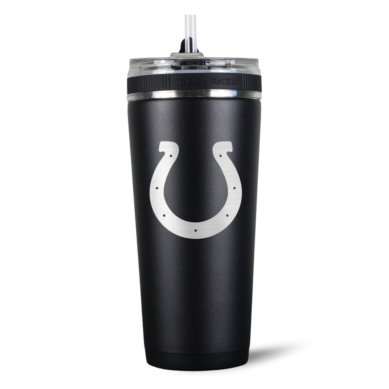 Load image into Gallery viewer, Ice Shaker - Officially Licensed Indianapolis Colts 26oz Flex Bottle