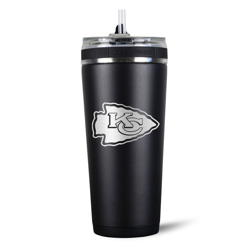 Load image into Gallery viewer, Ice Shaker - Officially Licensed Kansas City Chiefs 26oz Flex Bottle