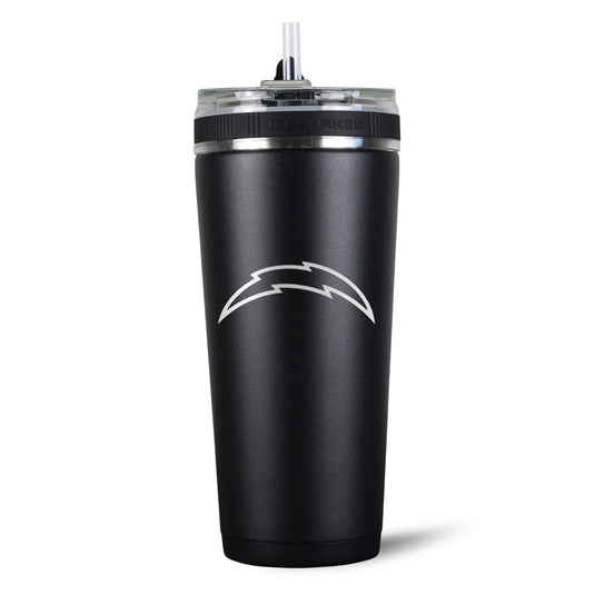 Ice Shaker - Officially Licensed Los Angeles Chargers 26oz Flex Bottle