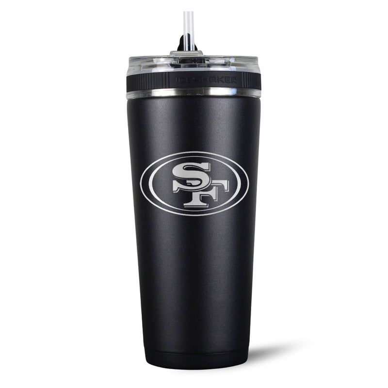 Load image into Gallery viewer, Ice Shaker - Officially Licensed San Francisco 49ers 26oz Flex Bottle