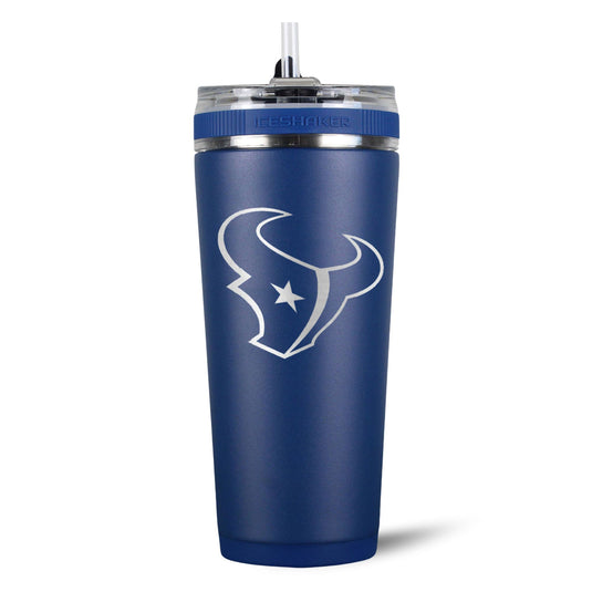 Ice Shaker - Officially Licensed Houston Texans 26oz Flex Bottle