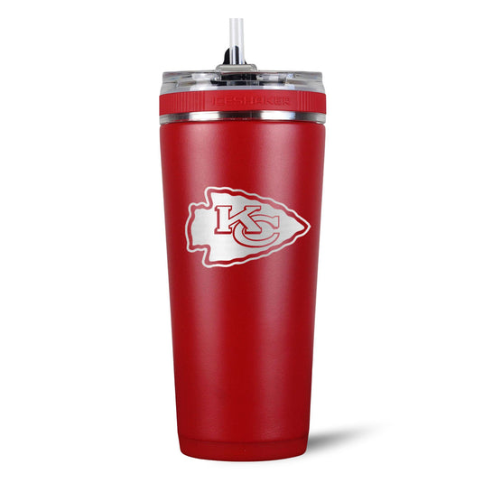 Ice Shaker - Officially Licensed Kansas City Chiefs 26oz Flex Bottle