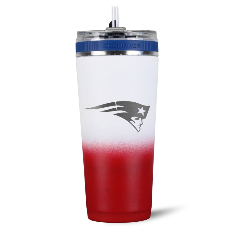 Load image into Gallery viewer, Ice Shaker - Officially Licensed New England Patriots 26oz Flex Bottle