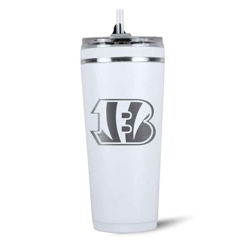 Load image into Gallery viewer, Ice Shaker - Officially Licensed Cincinnati Bengals 26oz Flex Bottle