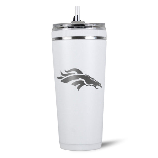 Ice Shaker - Officially Licensed Denver Broncos 26oz Flex Bottle