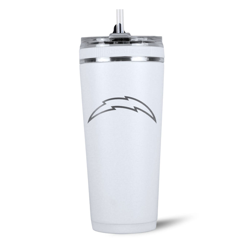 Load image into Gallery viewer, Ice Shaker - Officially Licensed Los Angeles Chargers 26oz Flex Bottle